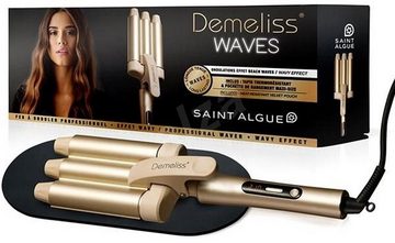 Demeliss Saint Algue Lockenstab DEMELISS Waves 3994, Keramik-Tourmalin-Beschichtung, Inklusive Reise-Aufbewahrungsbeutel und thermoresistenter Ablage