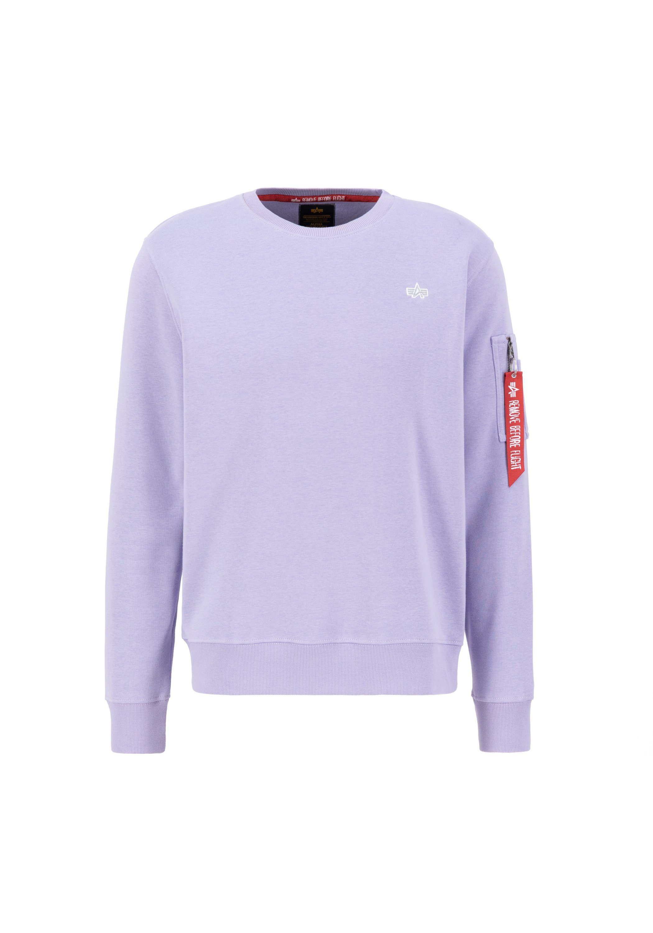 Sweater Unisex Sweatshirts Men violet - Alpha pale Sweater Industries Alpha EMB Industries