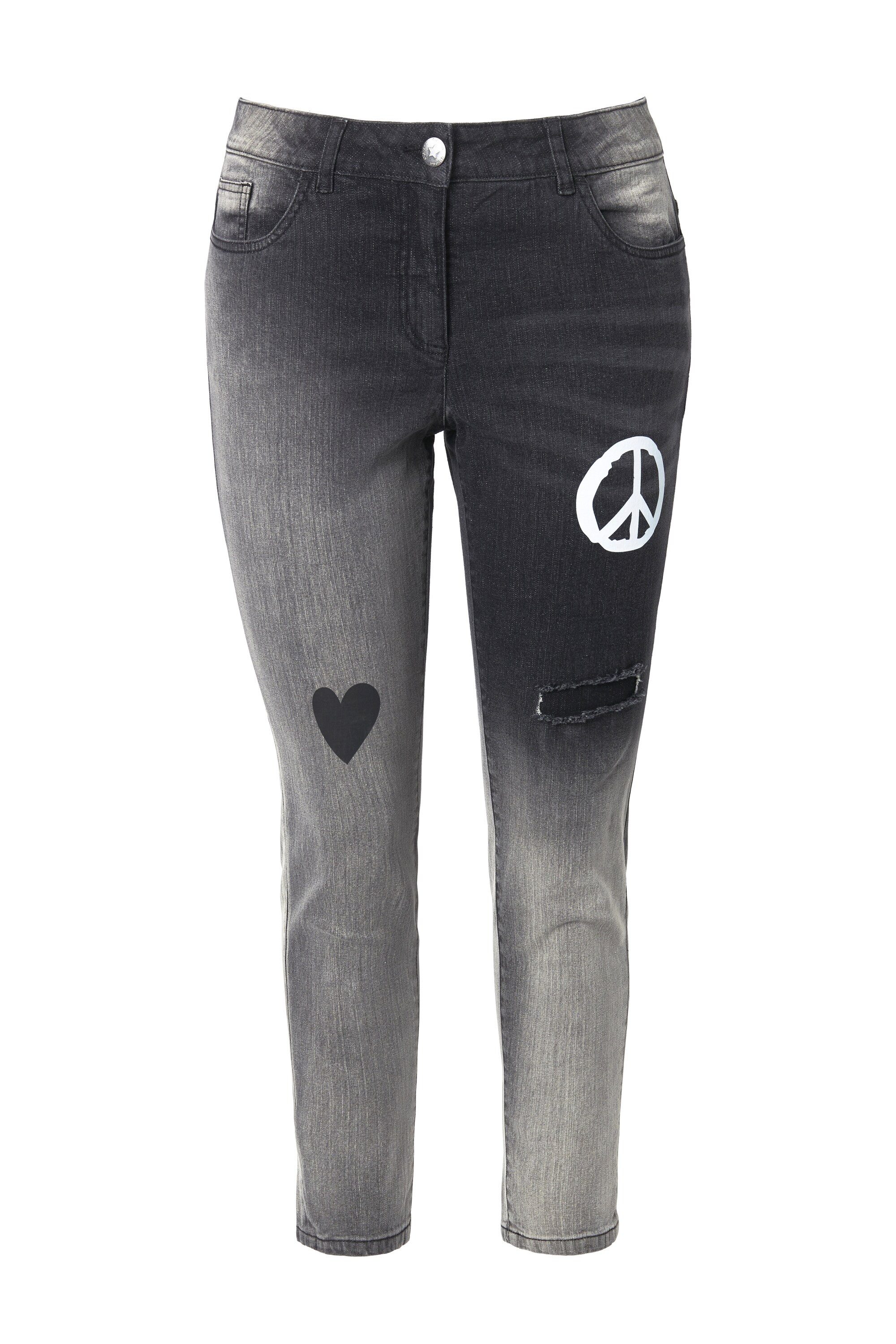 Angel of Style 5-Pocket-Jeans Skinny-Jeans Slim Fit Prints destroyed 5-Pock günstig online kaufen