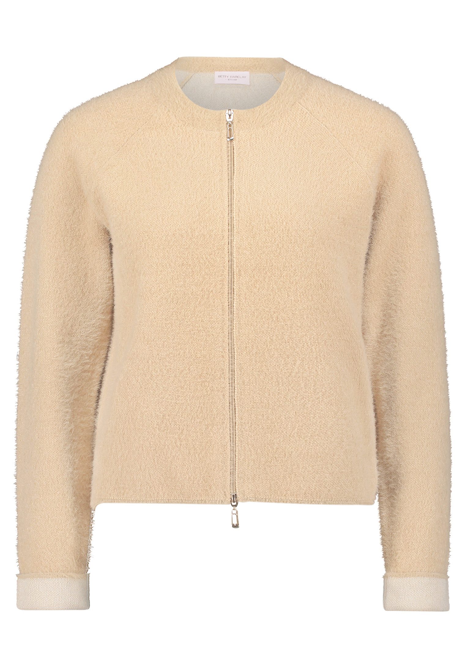 Betty Barclay Strickjacke Damen mit Reißverschluss (1-tlg)