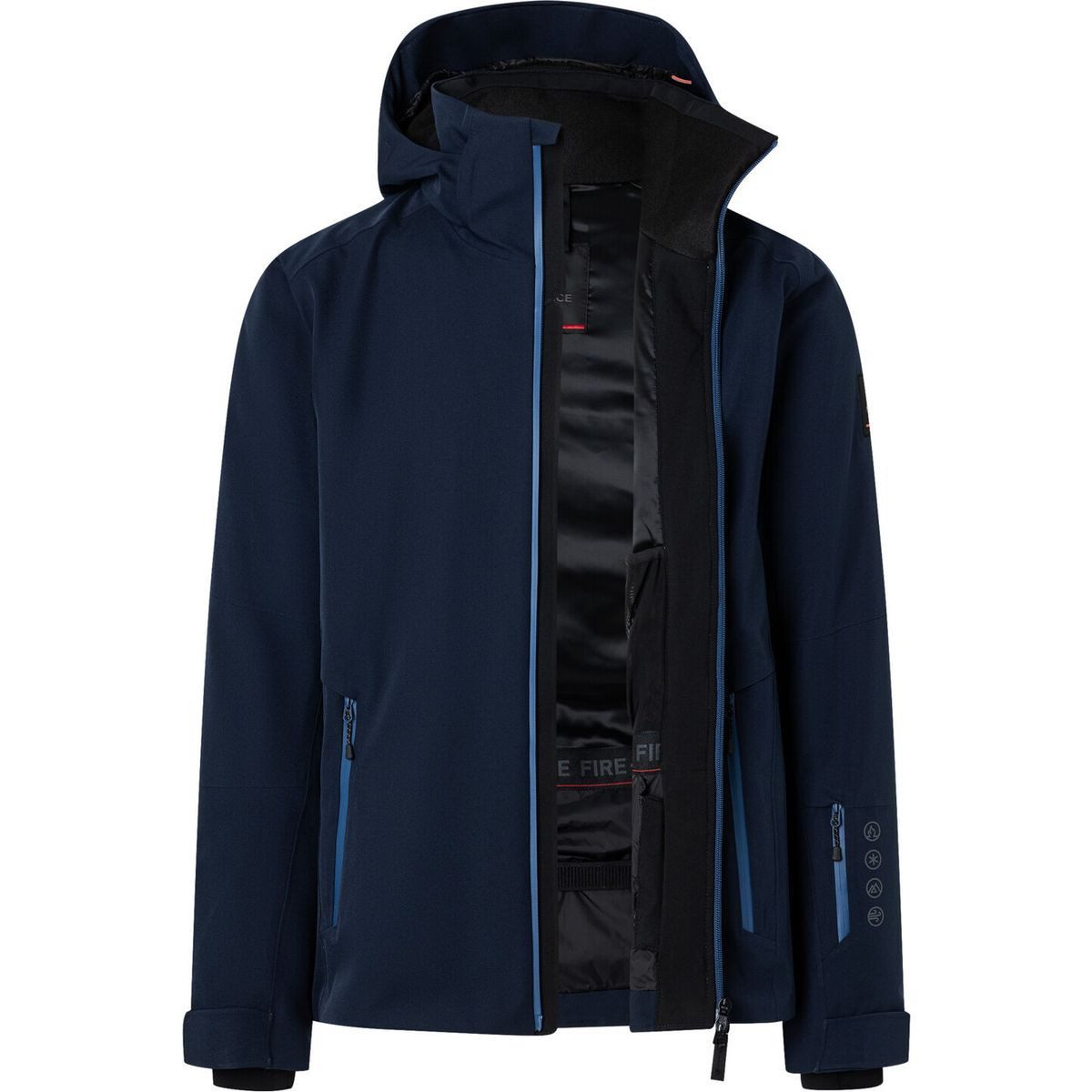 Bogner Fire + Ice Skijacke EASON3-T Hochfunktionale Skijacke mit abnehmbarer Kapuze, wasserdichtem