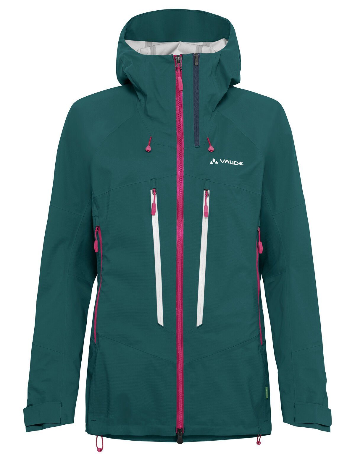 VAUDE Outdoorjacke Women's Monviso 3L Jacket (1-St) Klimaneutral kompensiert mallard green