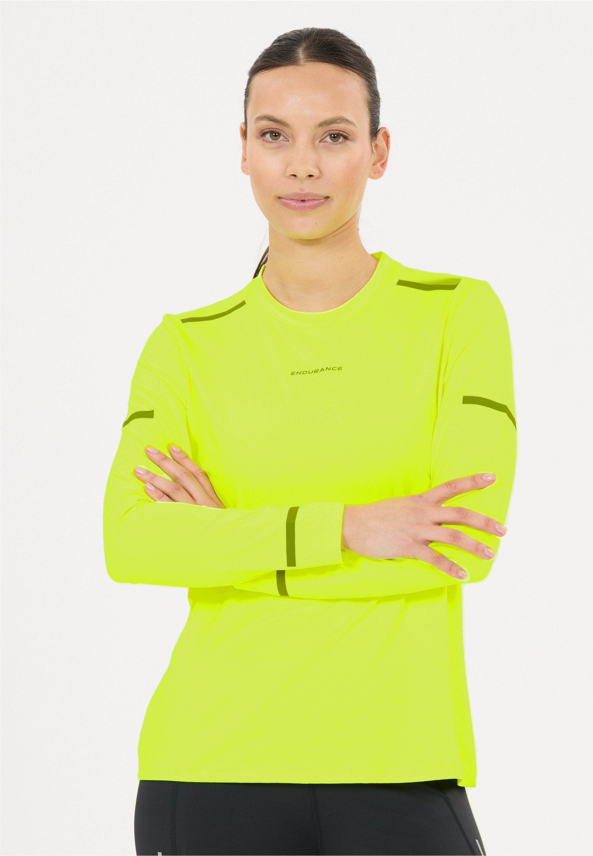 ENDURANCE Funktionsshirt Ailey mit reflektierenden Details