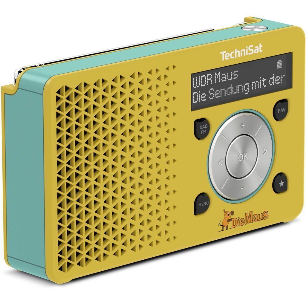 Taschenradio Taschenradio DAB+, UKW 1 TechniSat DIGITRADIO Maus Digitalradio DAB+ 0039/4997 Edition (DAB), 1 TechniSat - Edition Maus DIGITRADIO