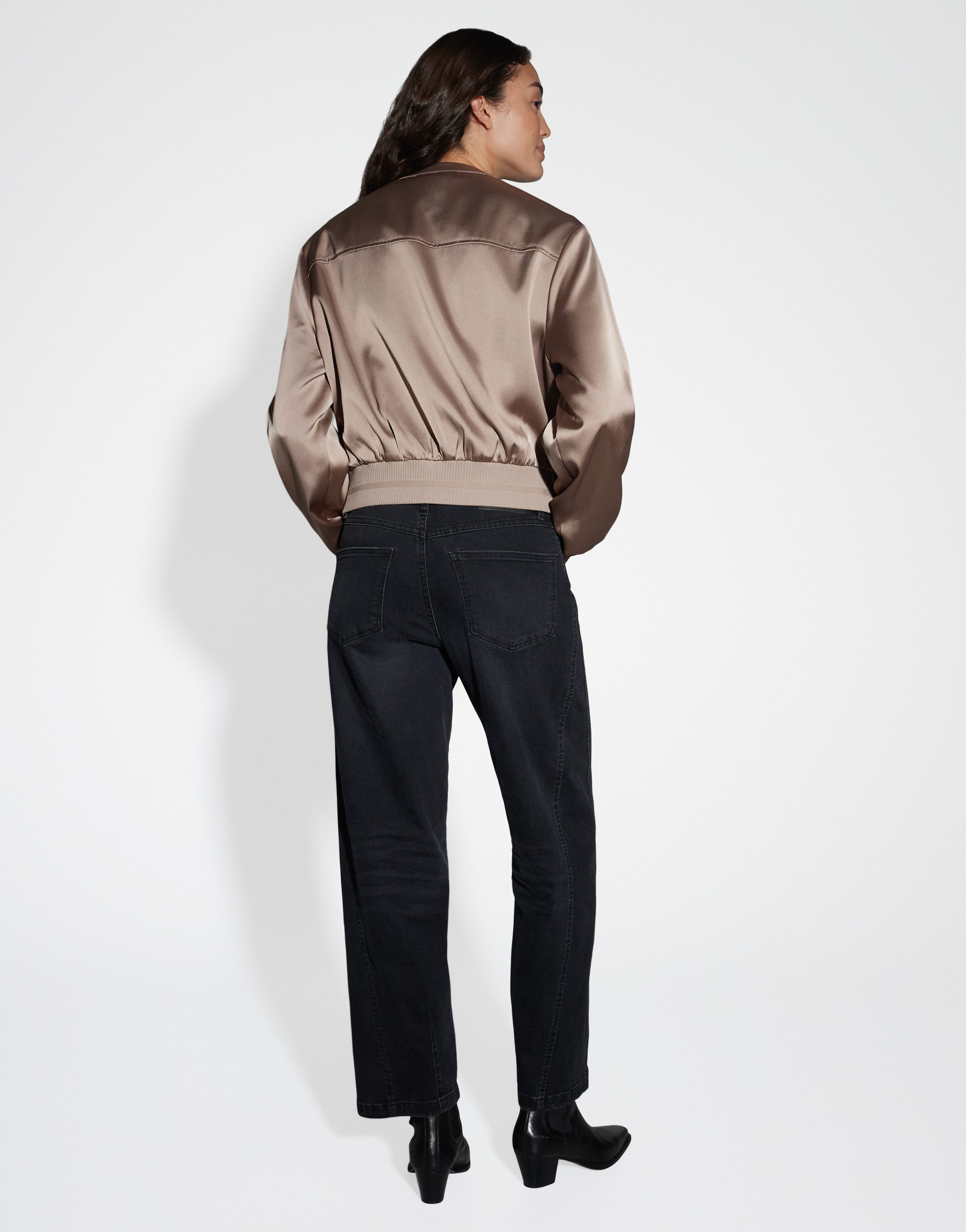 OPUS Jackenblazer JUPITA Regular aus Satin günstig online kaufen