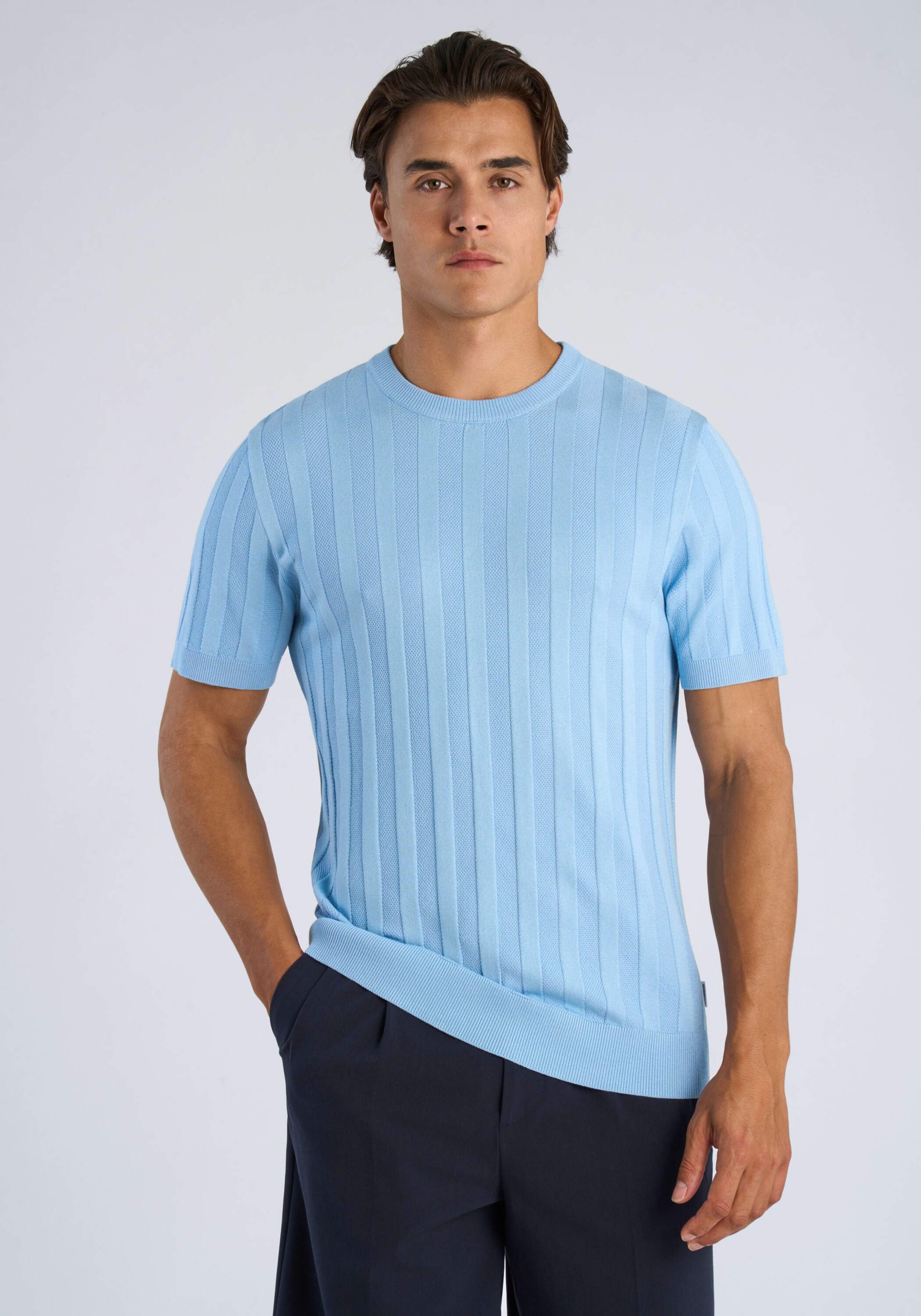LINDBERGH Kurzarmshirt T-Shirt (Kurzarm) Relaxed Fit