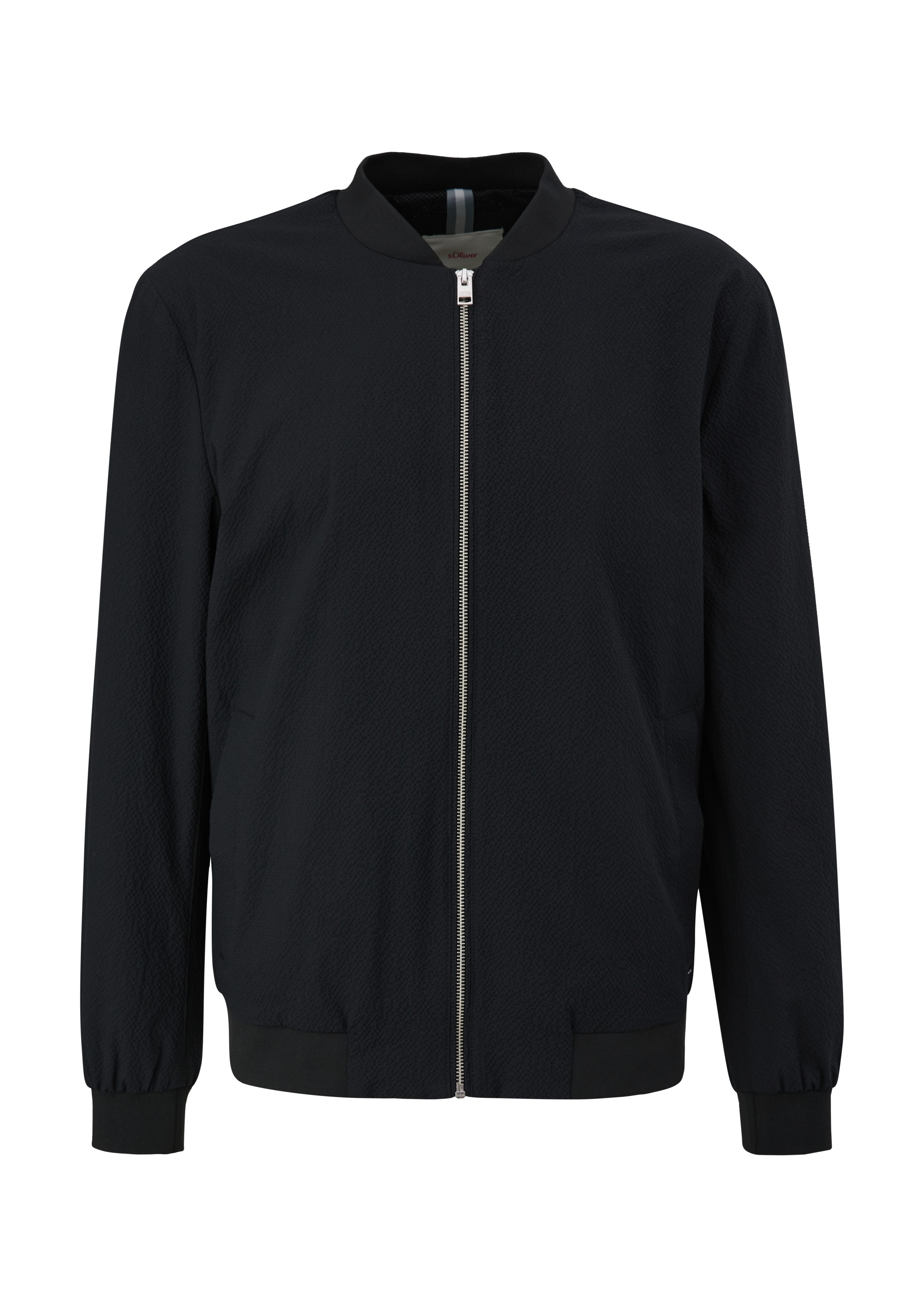 Blouson Seersucker s.Oliver aus Allwetterjacke