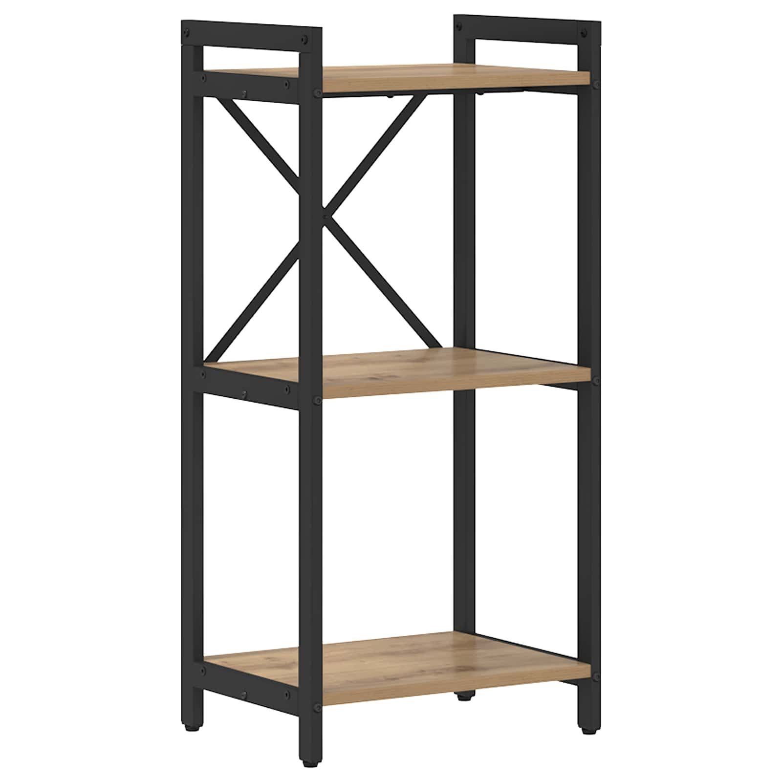 vidaXL Bücherregal Bücherregal 40 x 30 x 85 cm Holzwerkstoff Artisan-Eiche, 1-tlg.