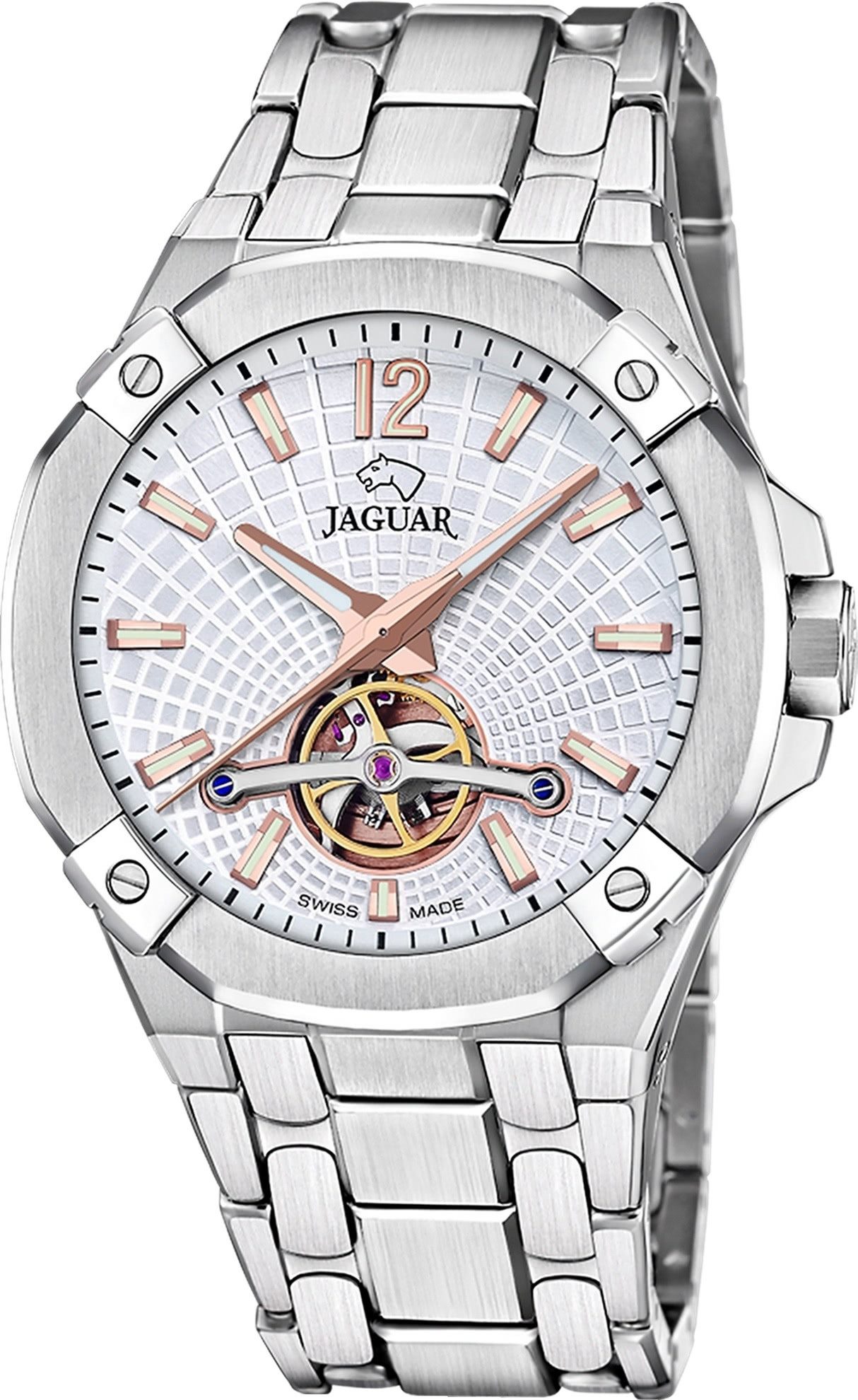 Quarzuhr Jaguar Herrenuhr Edelstahl silber Jaguar