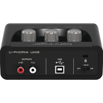 Behringer Digitales Aufnahmegerät (U-Phoria UM2 - USB Audio Interface)