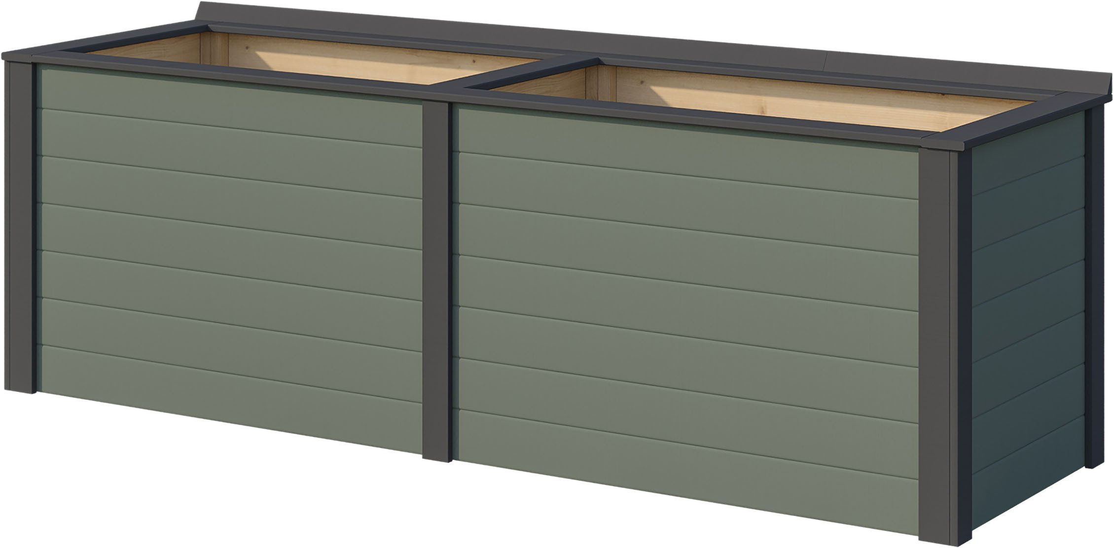 weka Hochbeet optionale Erweiterung für Gartenhaus Killarney, verschiedene Farben und Größen