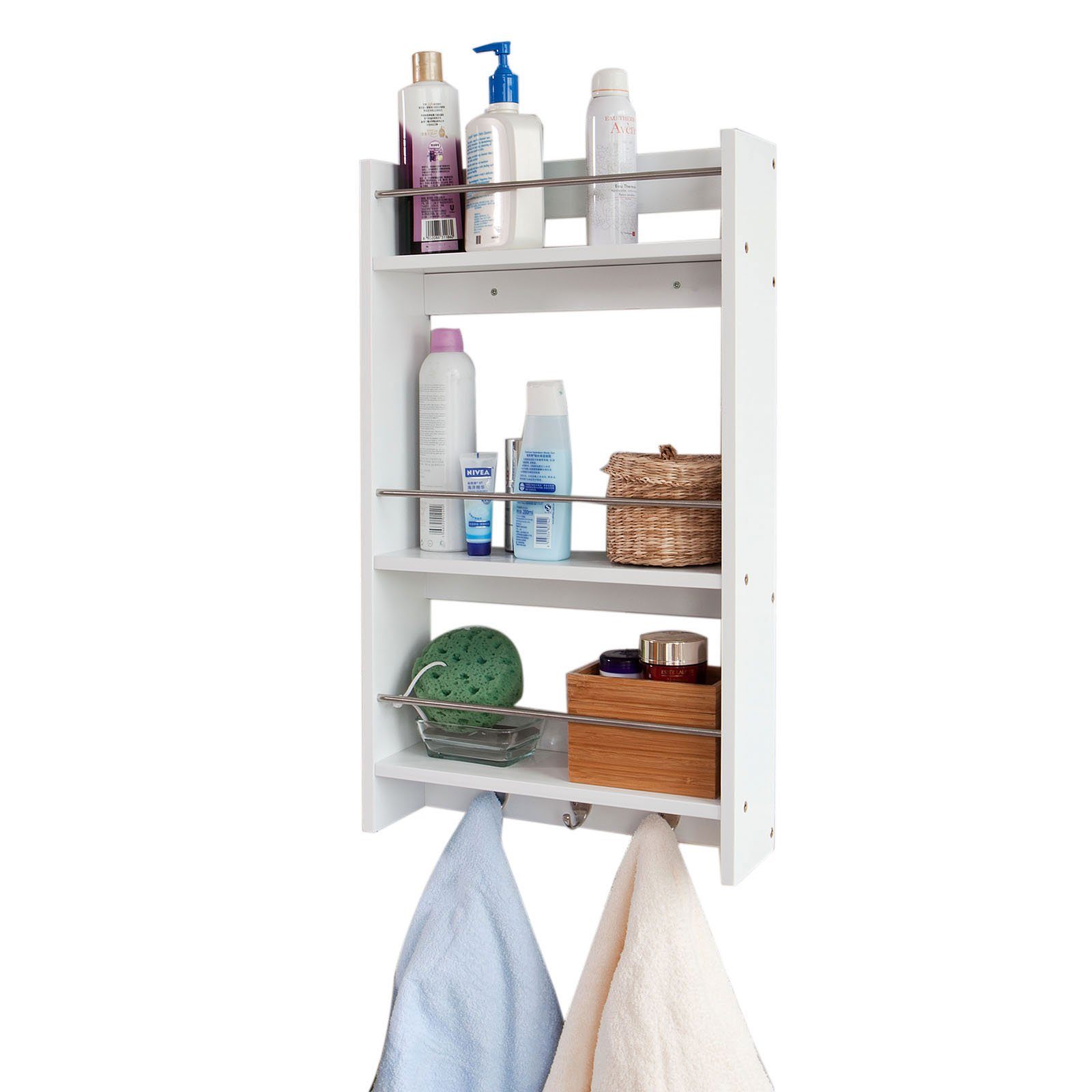 SoBuy Wandregal FRG33, Hängeregal Badregal Küchenregal. Reduzierter Preis € 32,95. Unverbindliche Preisempfehlung € 39,95