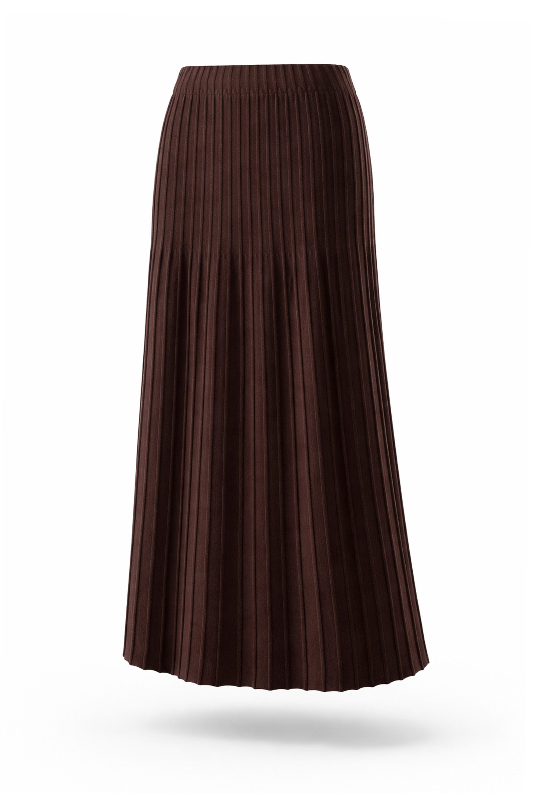 YC Fashion & Style Maxirock Strickrock Midi Rippoptik – elegant & bequem On günstig online kaufen