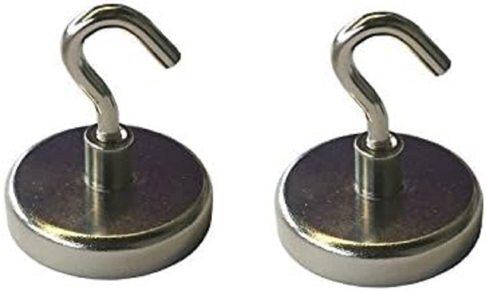 Provance Magnet 2 Stück Magnethaken Halter mit Traglast von bis zu 6 kg 35x7mm (2-St)