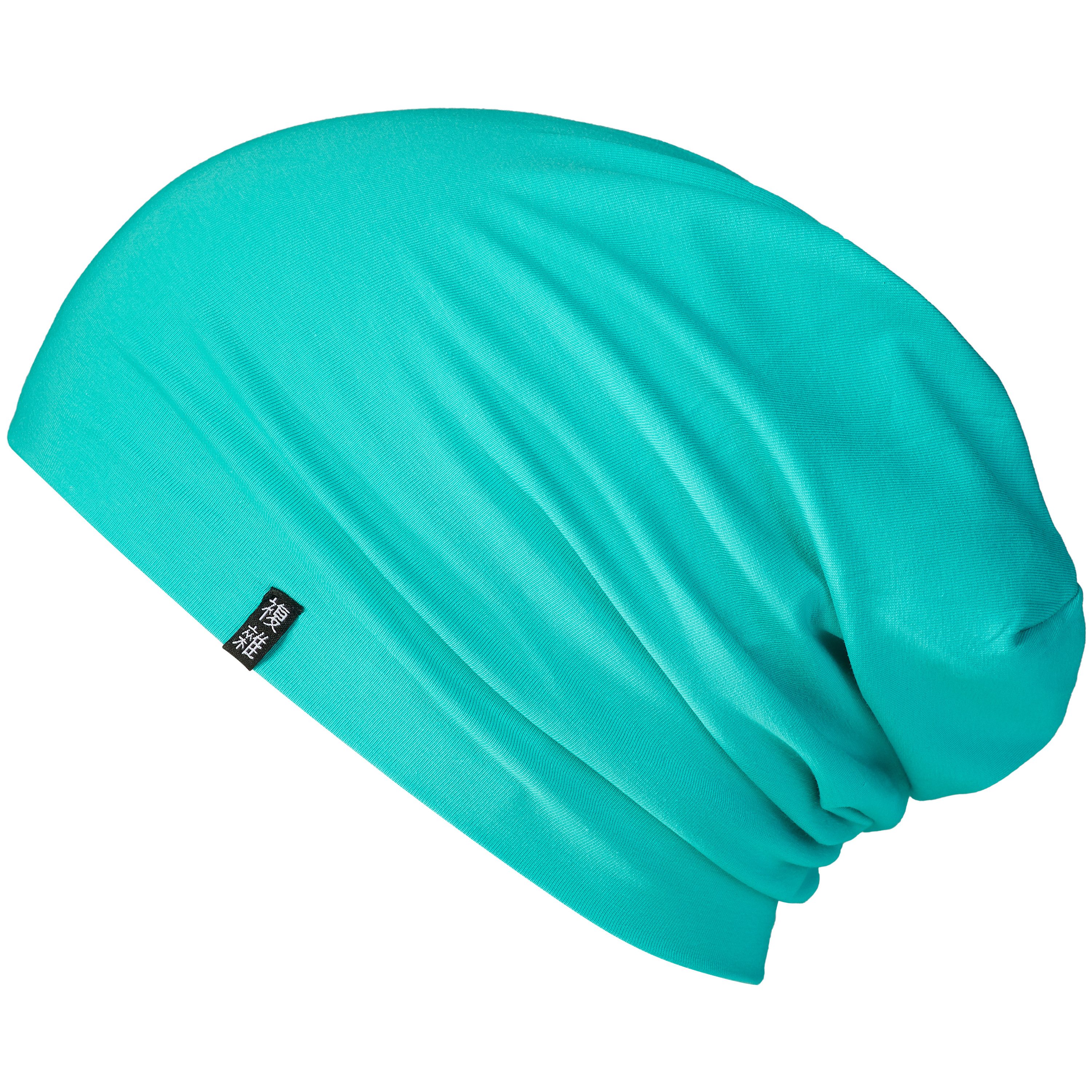 Enter the Complex Jerseymütze - Leichte Slouch Beanie - Unisex, Übergangsmütze, 95% gekämmte Baumwolle, 5% Elasthan