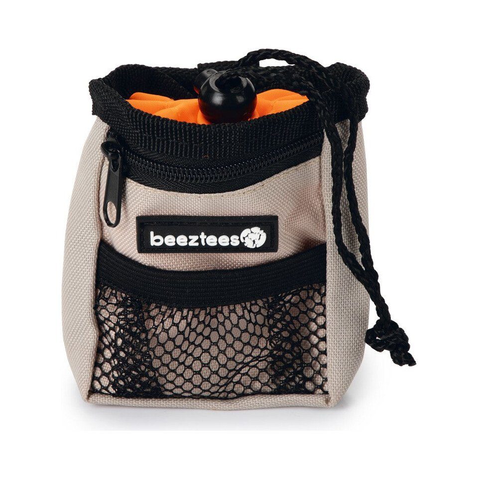 Beeztees Leckerlibeutel Hundekotbeutelspender + Leckerlietasche Ordena grau