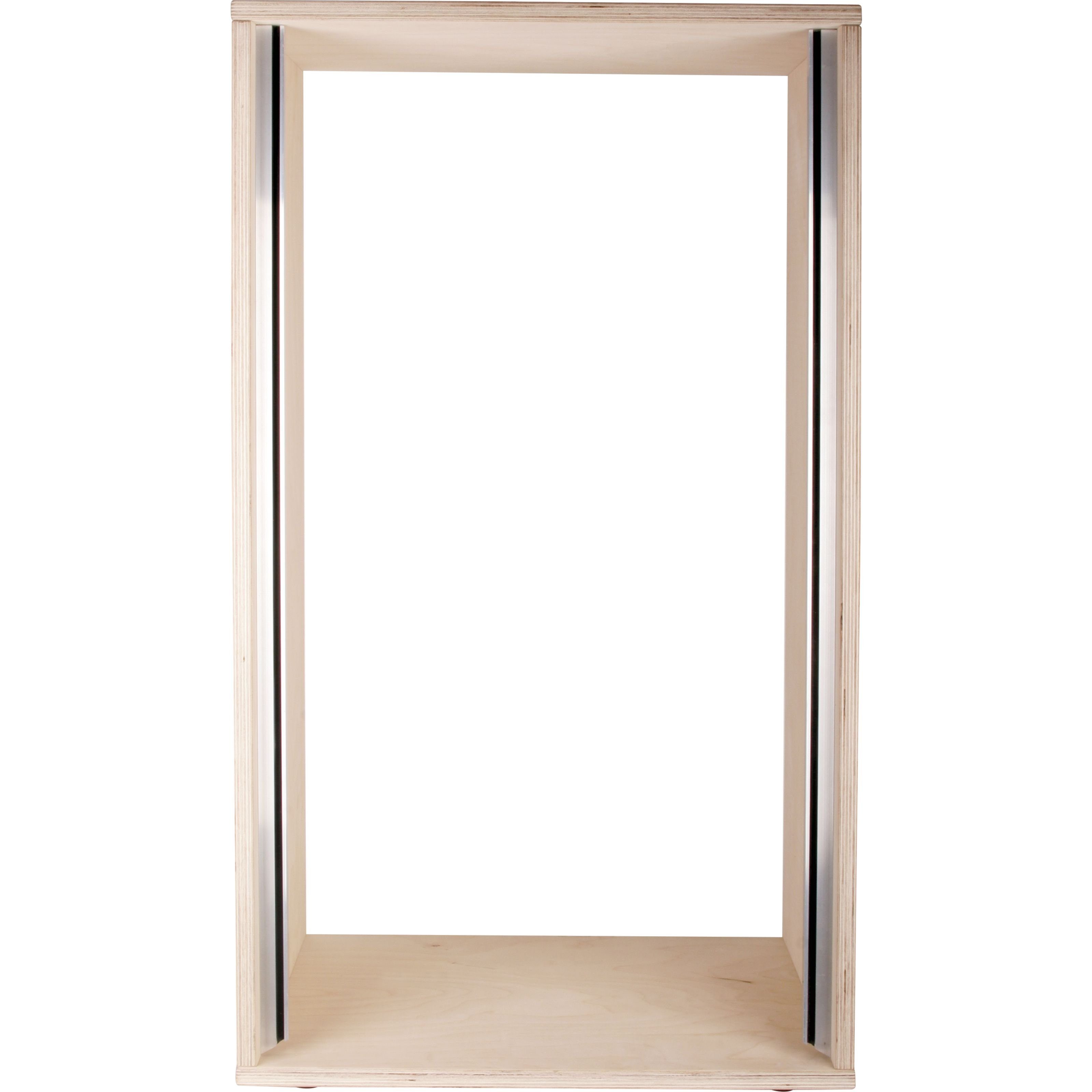 MUSIC STORE Musikinstrumentenständer, (Studiorack 20HE Birke MP Bausatz unlackiert gerade, Studiomöbel, Studio Racks), Studiorack, 20HE, Birke MP Bausatz