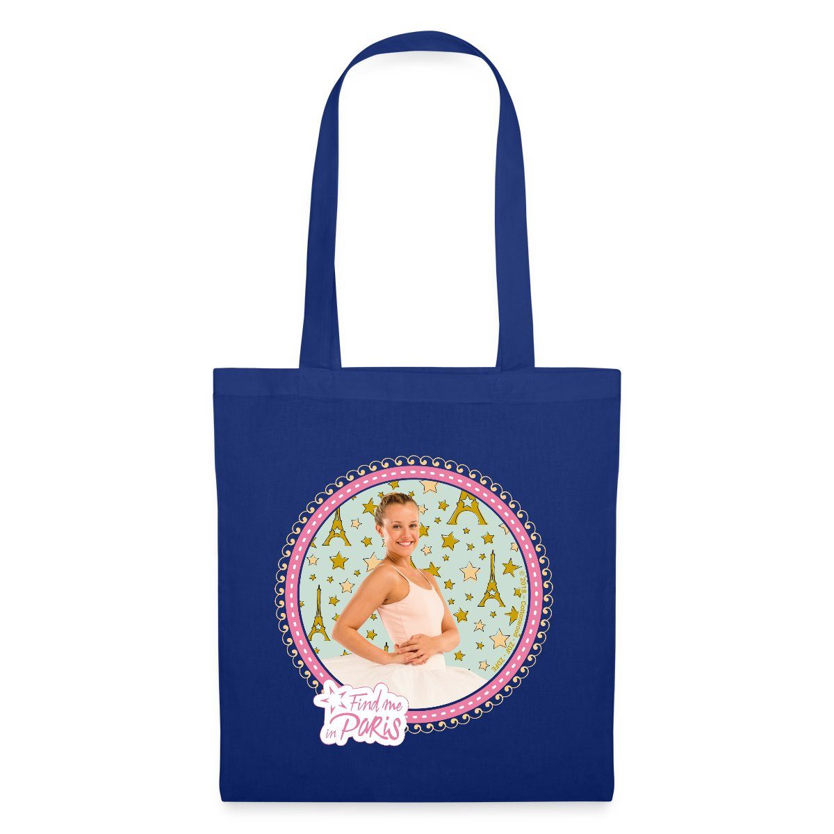 Spreadshirt Henkeltasche Find me in Paris Lena Grisky Stoffbeutel (1-tlg)
