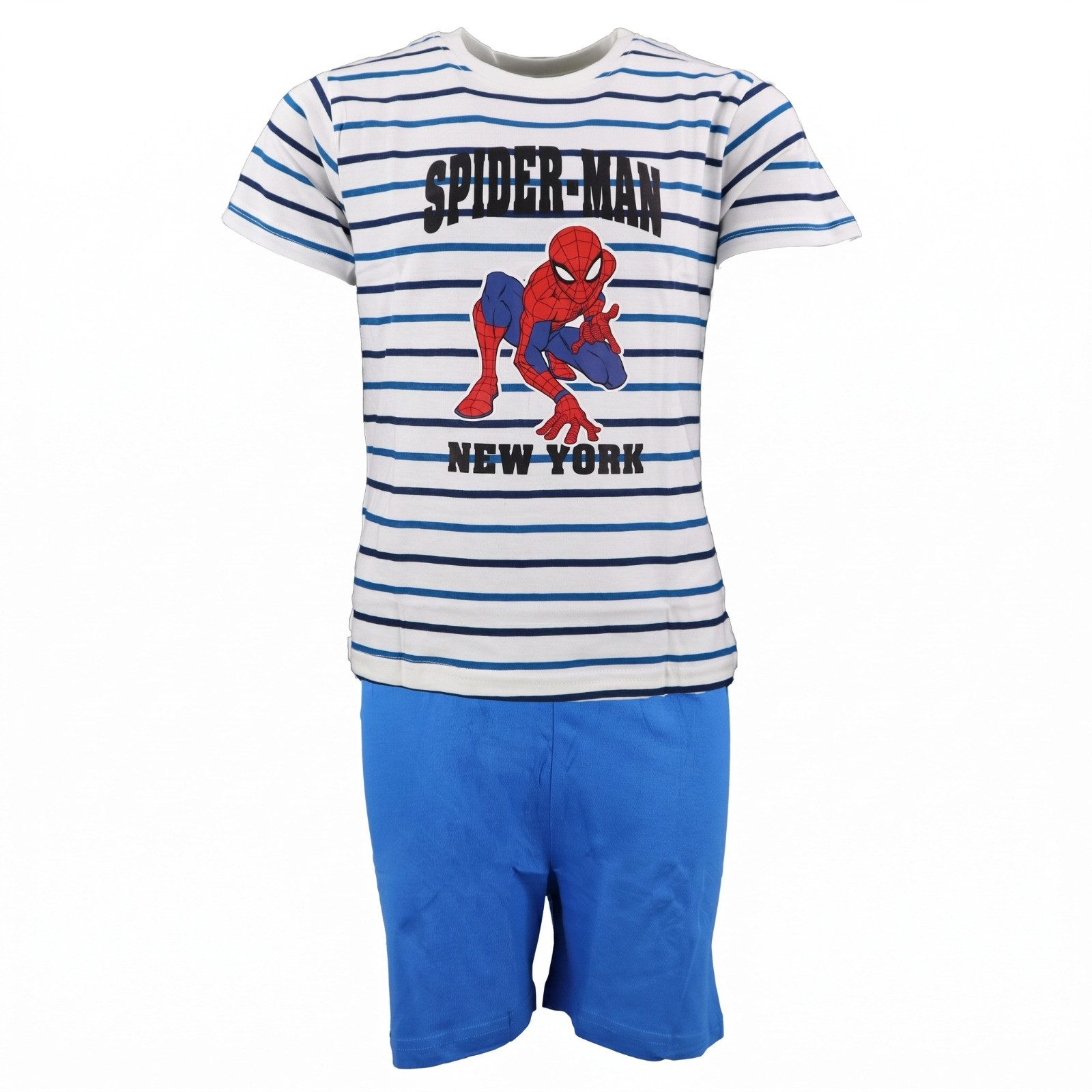 Schlafanzug Marvel Spiderman Kinder Schlafanzug Pyjama kurz Nachtwäsche