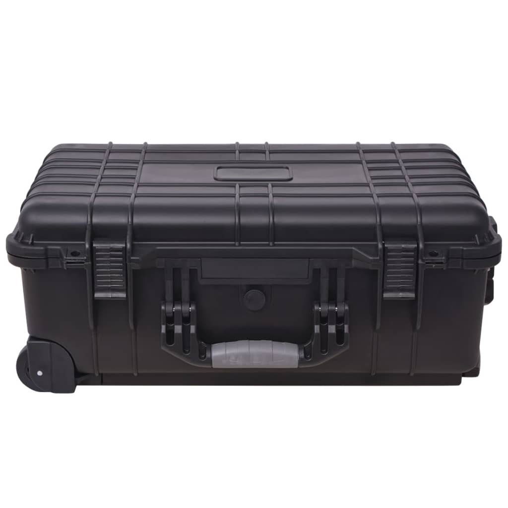 DOTMALL Werkzeugkoffer Gerätekoffer mit Rädern ausgestattete mit Schaumstoffeinsatz und
