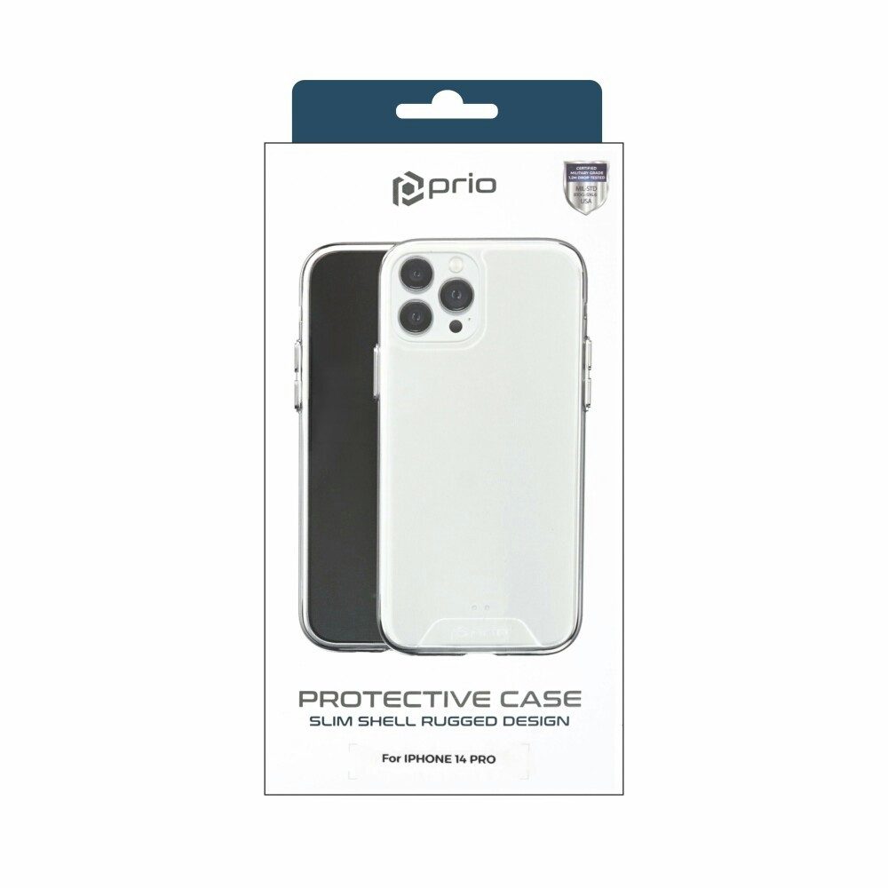 prio Handytasche prio Schutzhülle für iPhone 14 Pro klar (Bumper)