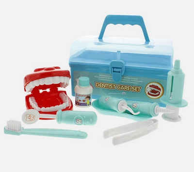 Spectrum Spielzeug-Arztkoffer Spielzeug Zahnarztkoffer Gebiss und Instrumente Zahnarztset, (Set)