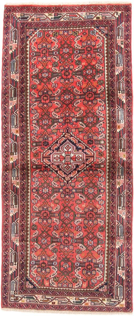 Orientteppich Hamadan 78x188 Handgeknüpfter Orientteppich / Perserteppich Läufer, Nain Trading, rechteckig, Höhe: 8 mm