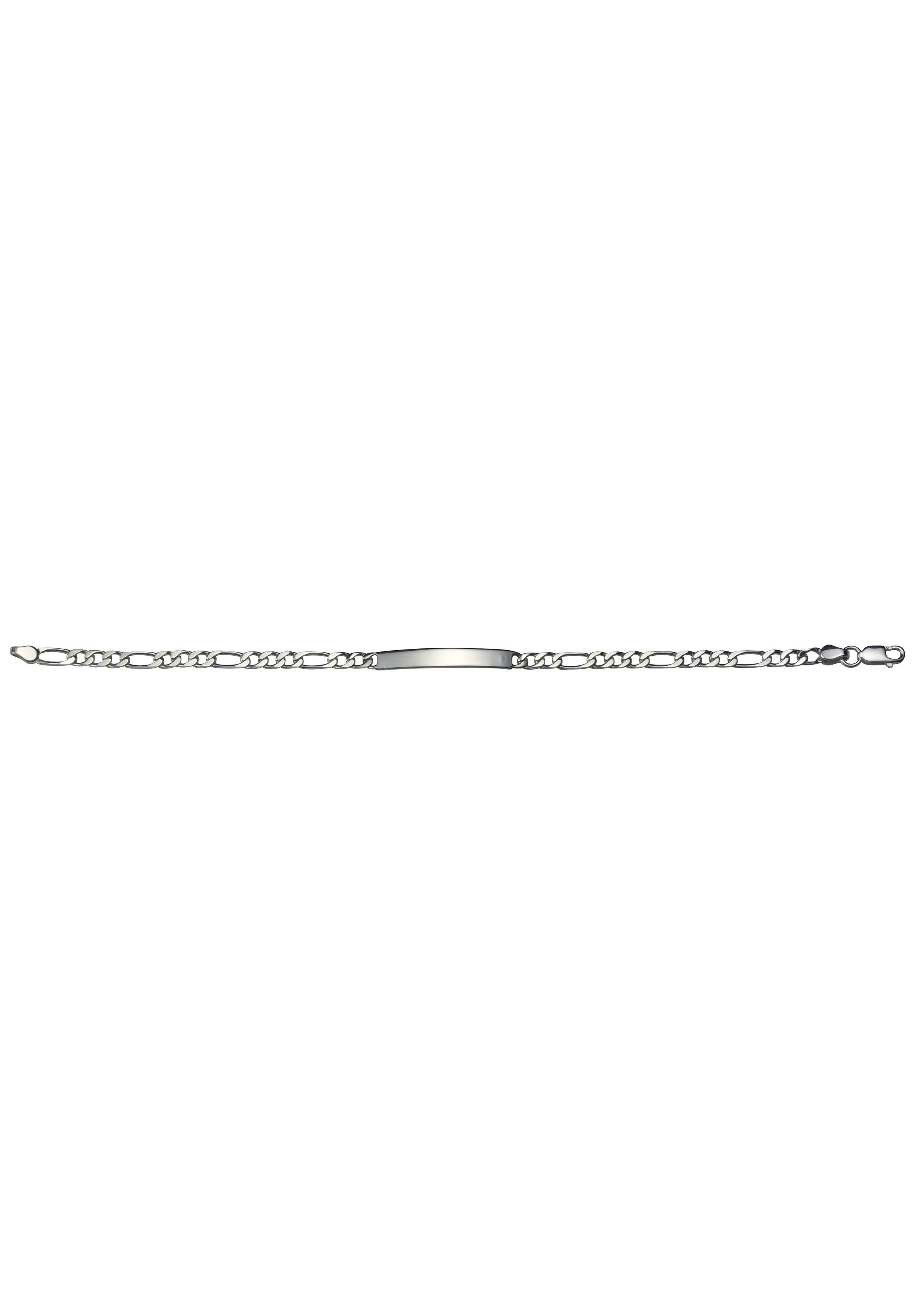 Firetti Armband Schmuck Geschenk Silber 925 Armkette ID-Platte Figarokette