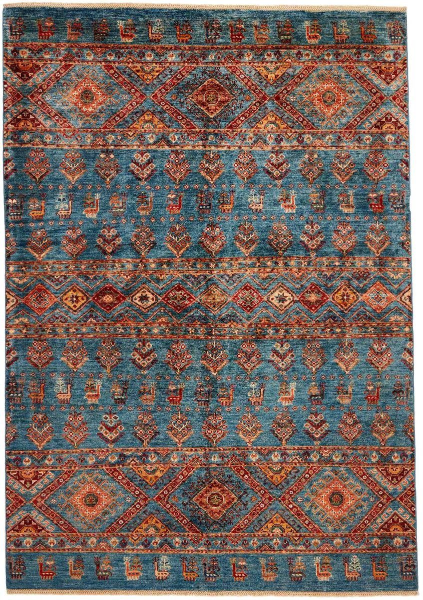 Orientteppich Arijana Shaal 183x261 Handgeknüpfter Orientteppich, Nain Trading, rechteckig, Höhe: 5 mm