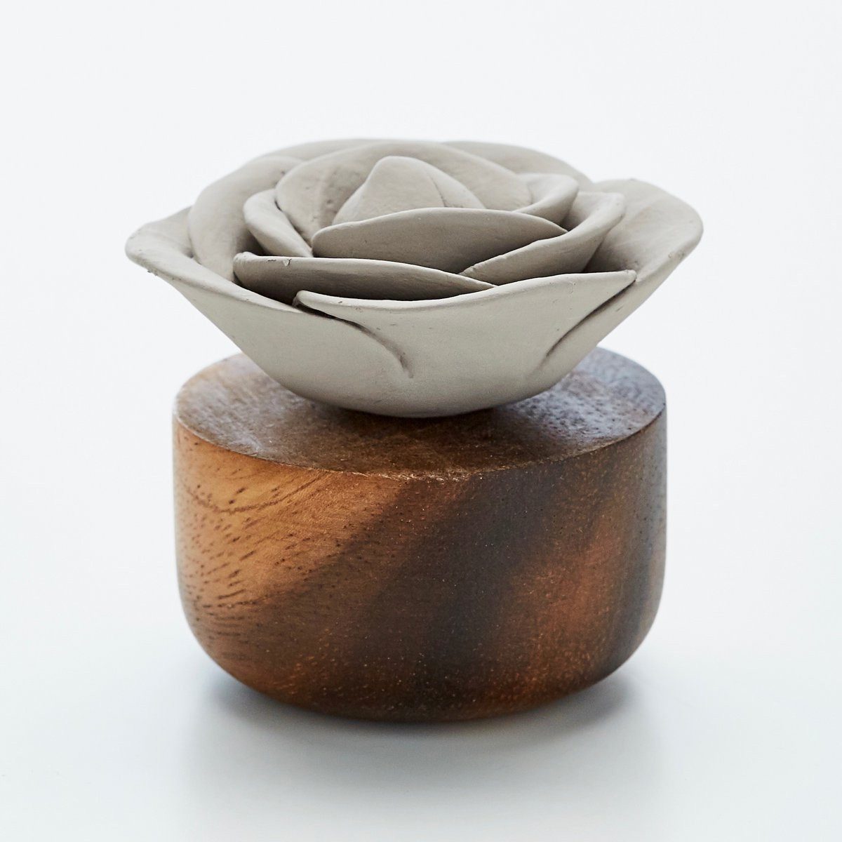 ANOQ Diffuser ANOQ Diffusor ätherische Öle Holz Keramik ca. 10cm natural Diffusion