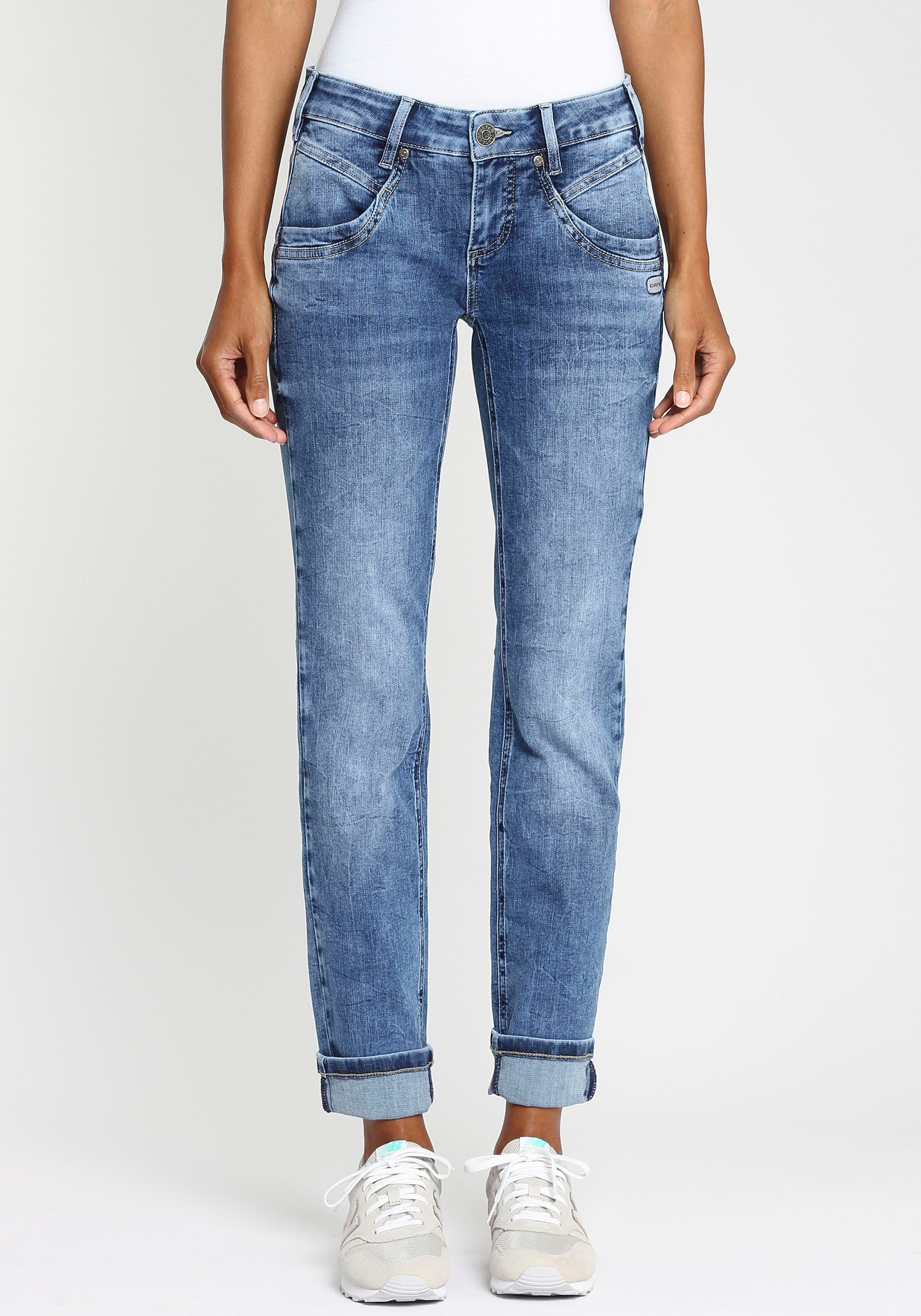 GANG Slim-fit-Jeans "94JOJO", Bewegungsfreiheit mit großer Formstabilität günstig online kaufen