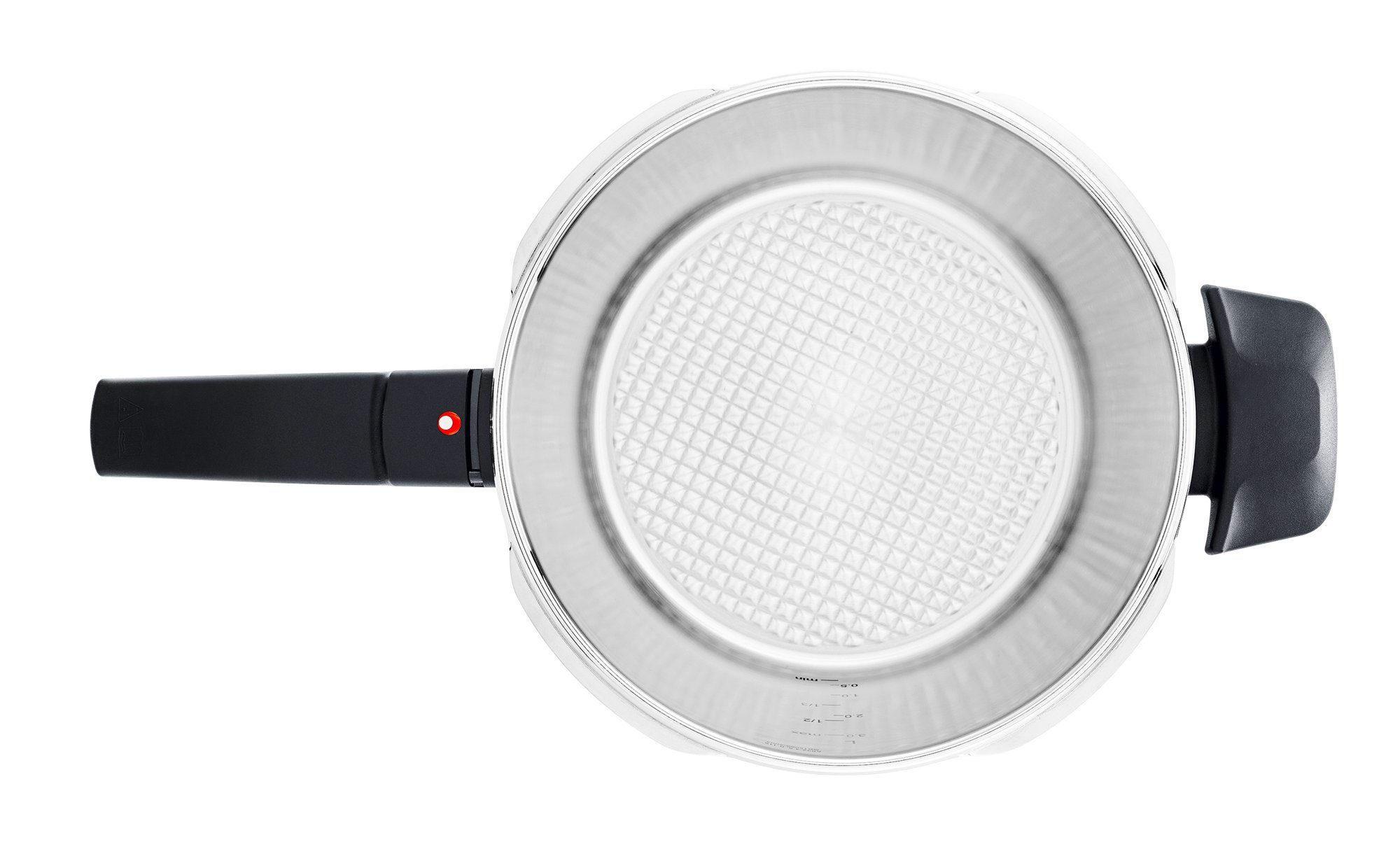 Fissler Schnellkochtopf Vitavit® Premium Edelstahl Schnellbratpfanne Induktion, Edelstahl 18/10 (2-tlg), Verriegelungsanzeige, Einstellbares Abdampfen, Einstellbare Kochstufen