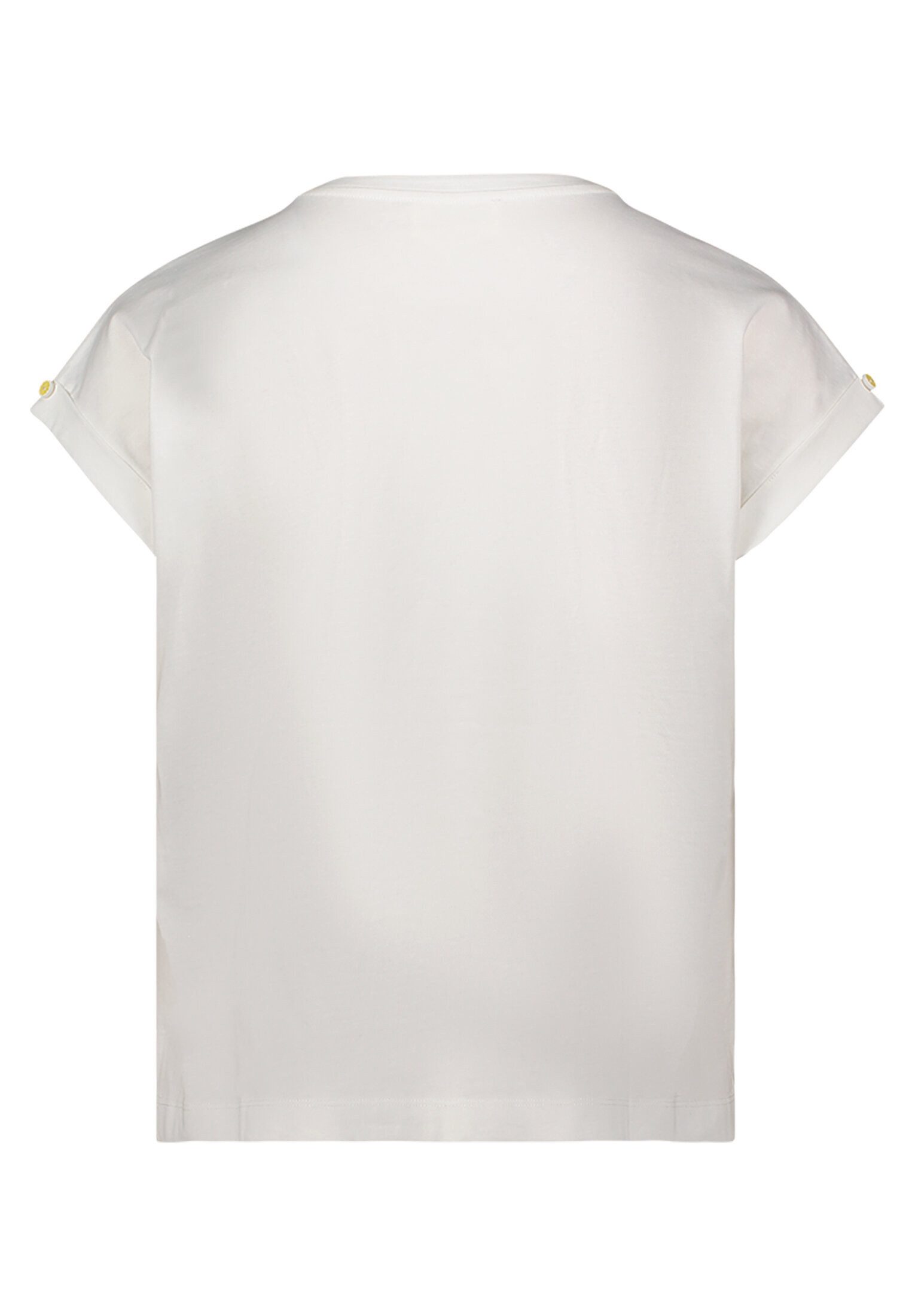 Cartoon Kurzarmshirt Damen mit Ärmelaufschlag (1-tlg) Hotfix