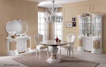JVmoebel Stuhl Italienische Luxus Möbel Design Stuhl Möbel Einsitzer Lehnstuhl Luxus