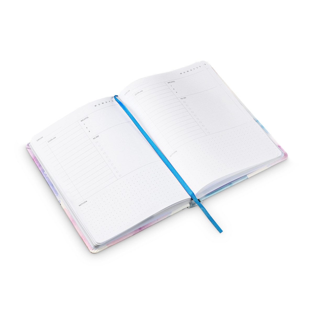 Idena Jahresplaner Idena Tagesplaner undatiert 368 Seiten 70g/m² 14,3x 20,4cm