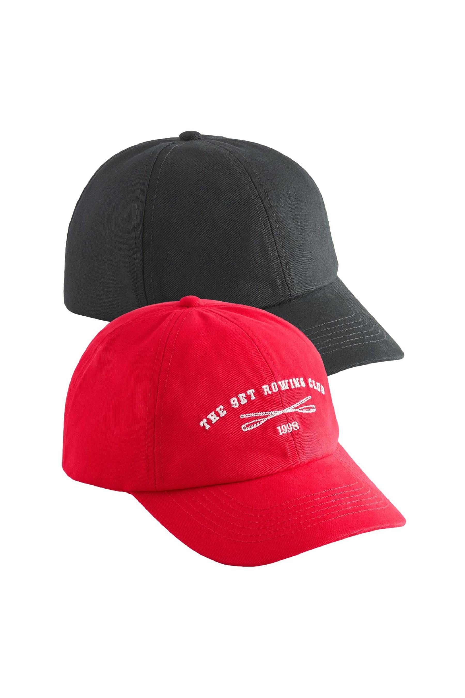 Baseball Cap The Set Caps mit Grafik, 2er-Pack