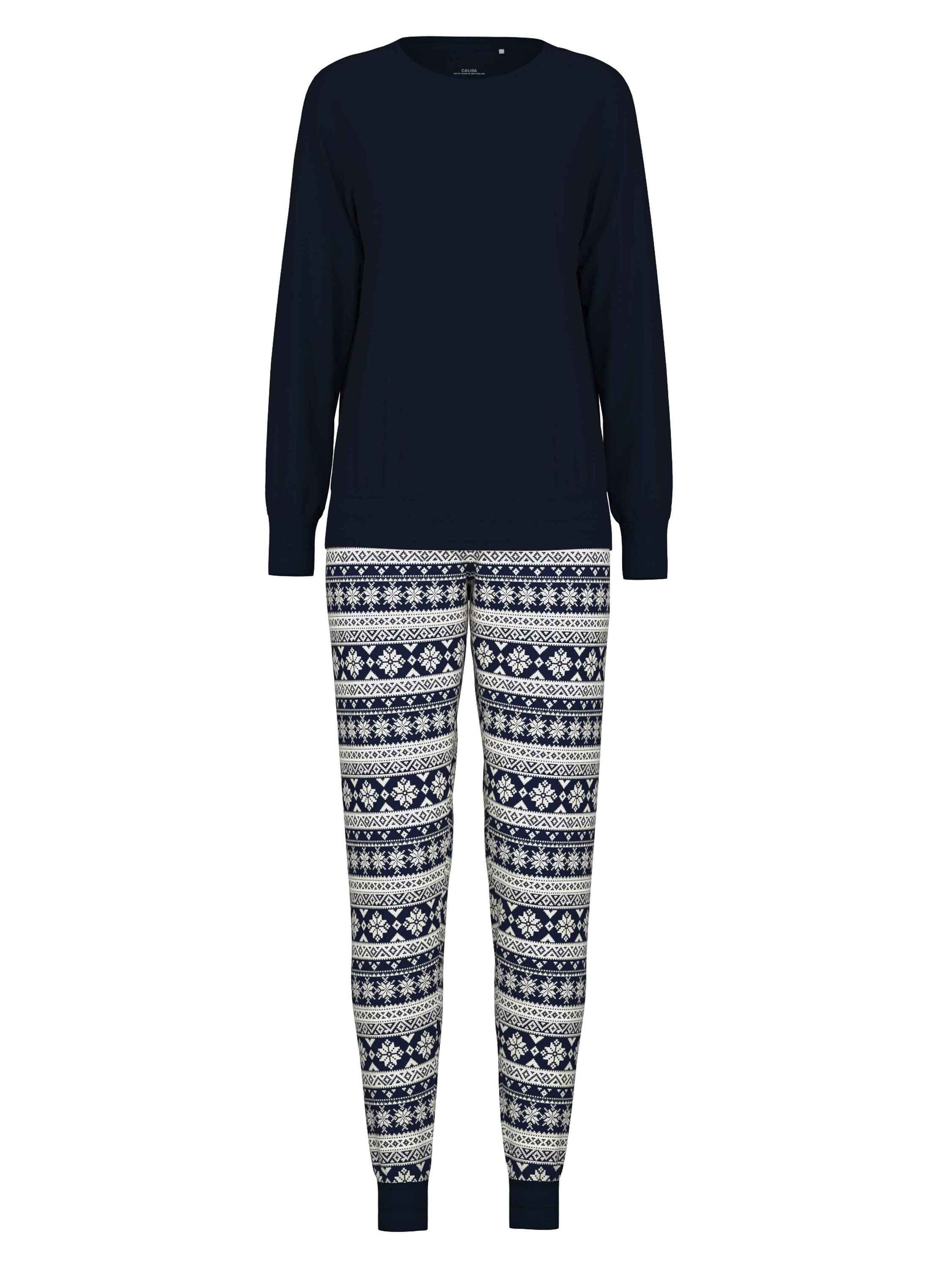 CALIDA Bündchen-Pyjama (2 Pyjama tlg)
