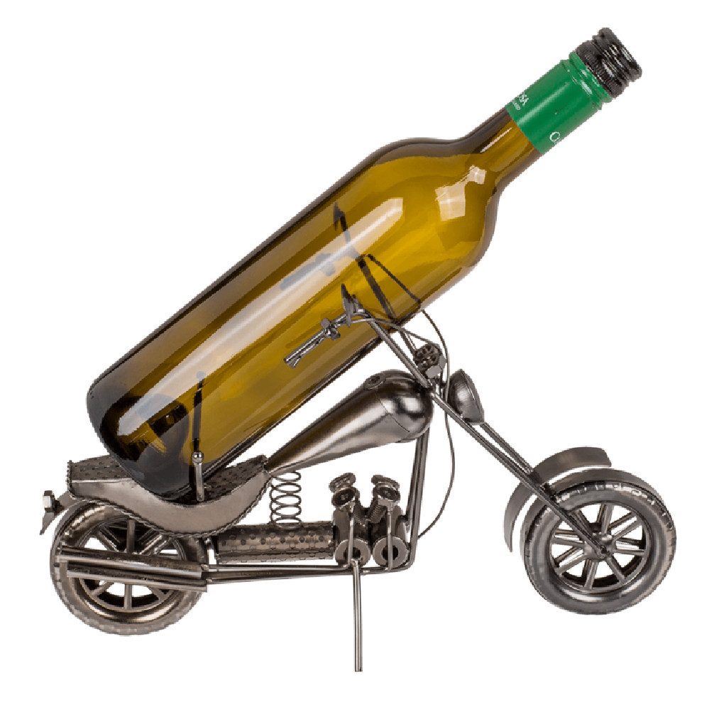 mucHome Weinflaschenhalter Motorrad Metall ca. 32 günstig online kaufen