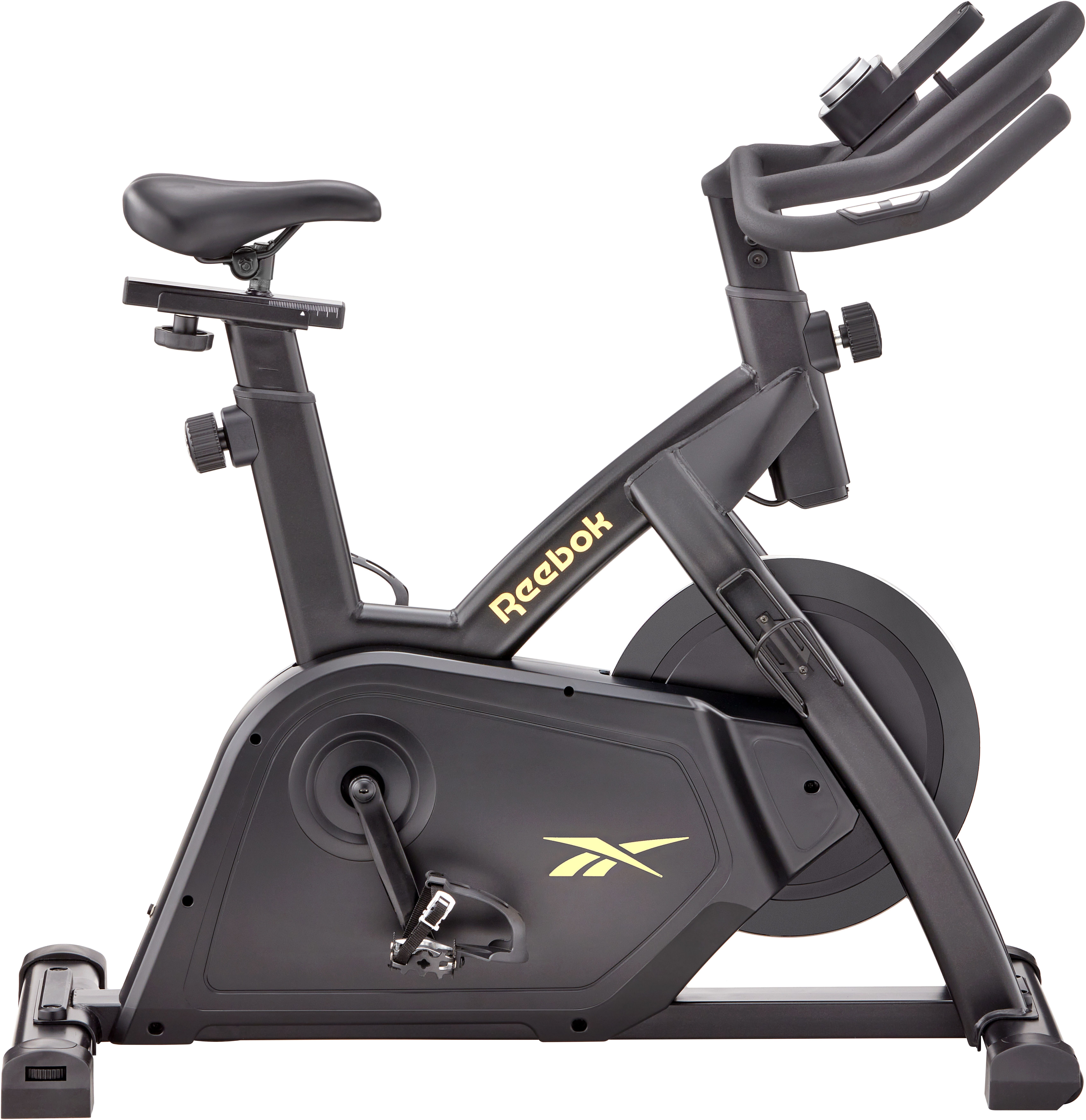 Reebok Speedbike FR30 Speedbike (mit Tablet-Halterung), 135 kg max. Benutzergewicht, Fahrrad, 32 Widerstandsstufen
