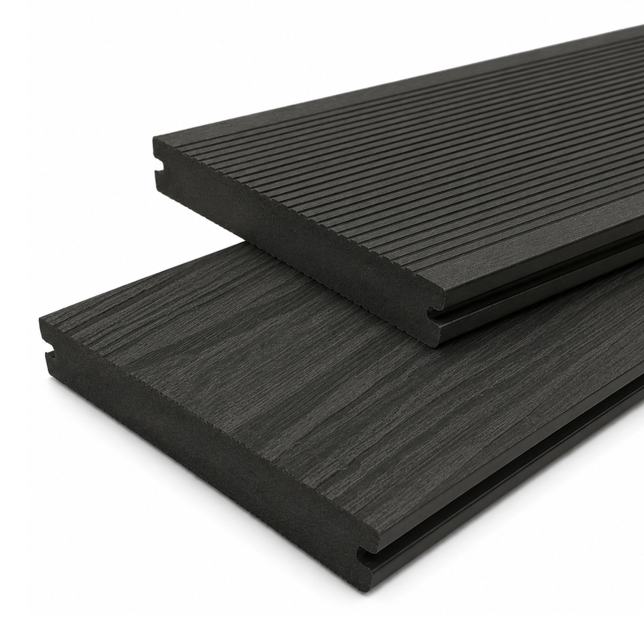 WPC Profi Terrassendielen WPC Terrassendielen Massiv MUSTER 15 cm anthrazit, (Massivdiele, Musterstück 15 cm)