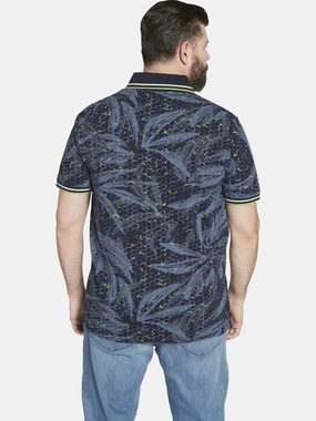 Charles Colby Poloshirt EARL BEAGAN mit Allover-Print