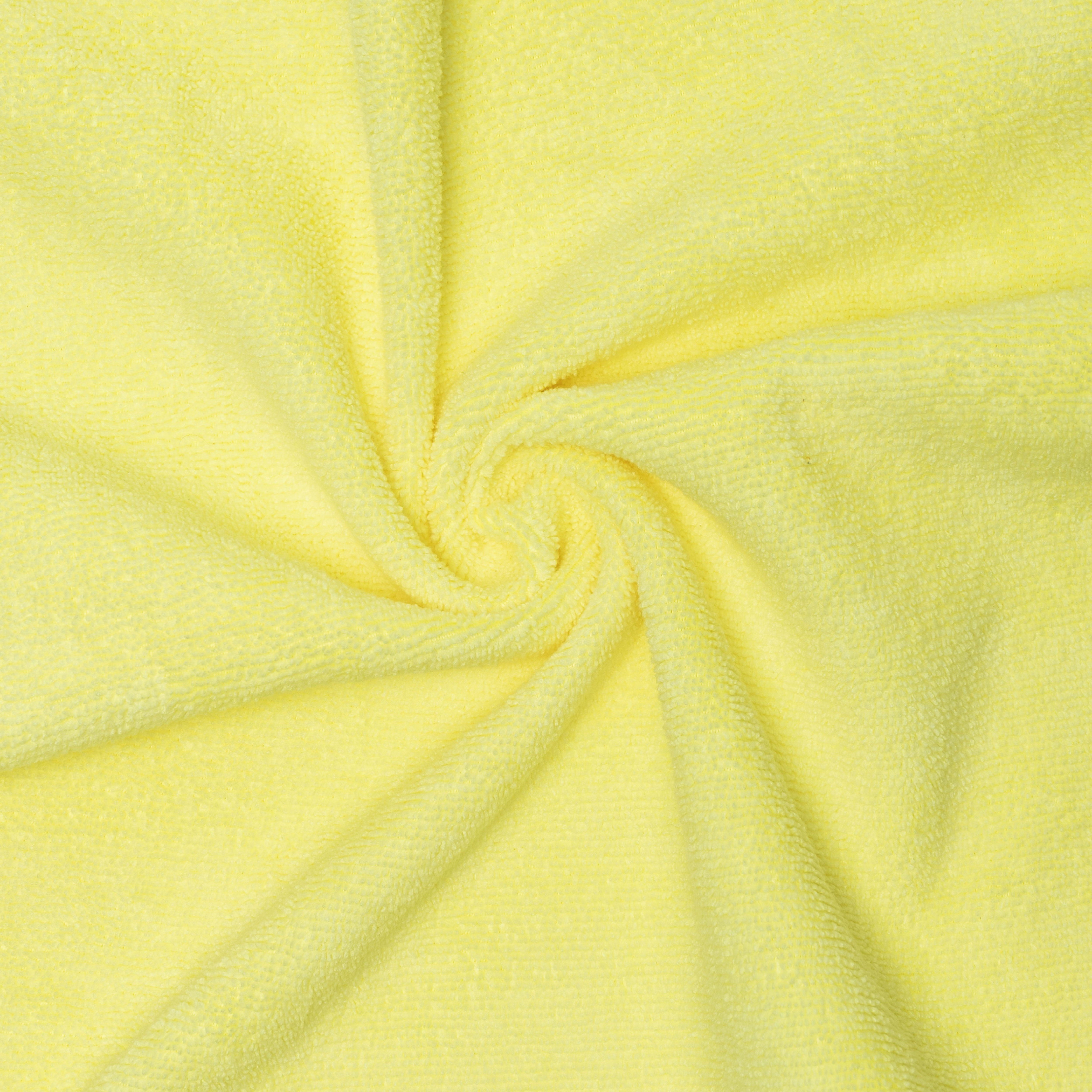 (Mikrofaser, Putzlappen) Reinigungstücher One Home gelb Mikrofasertücher 40x40 cm, Putztücher 5-tlg.,