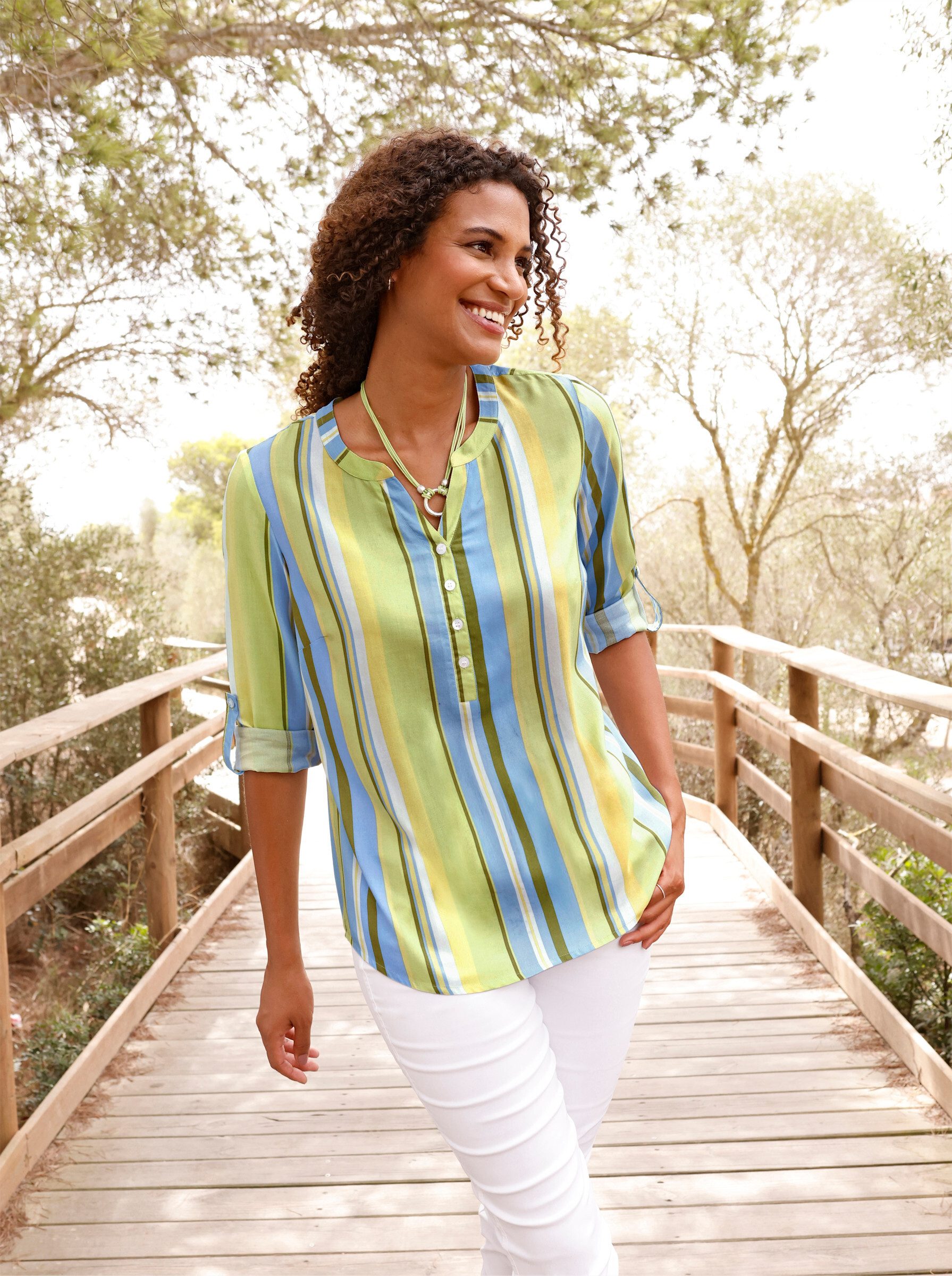 Witt Klassische Bluse Schlupfbluse Langarm