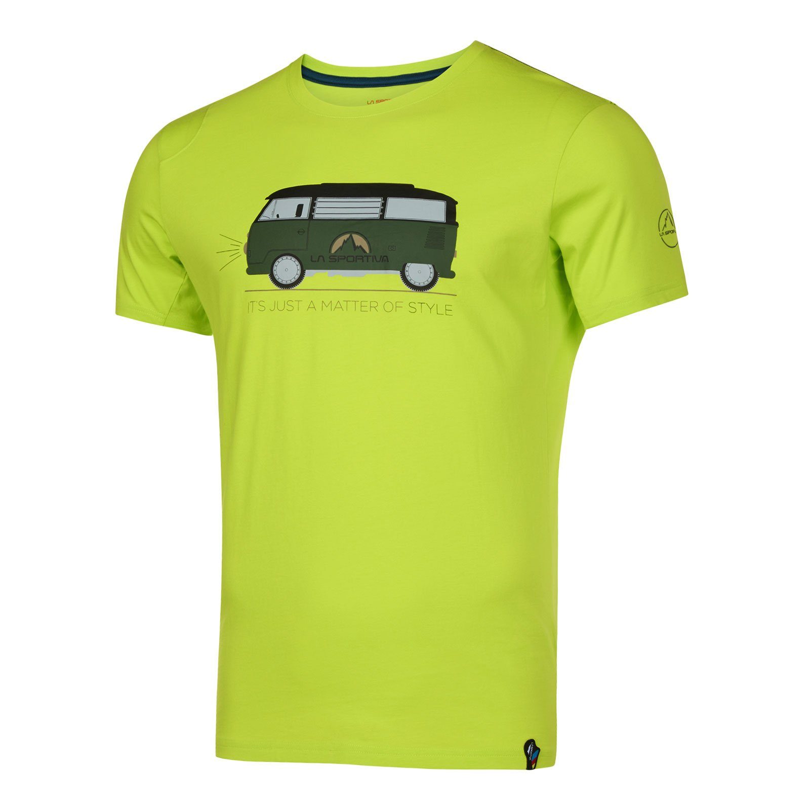 La Sportiva T-Shirt Van M aus 100% organischer Baumwolle 729729 lime punch