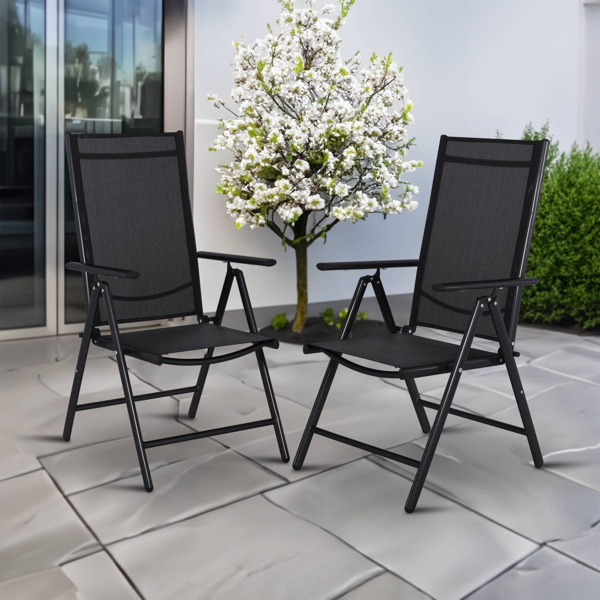 Raburg Gartenstuhl Hochlehner, 7-fach verstellbar, Alu-Klappstuhl, günstig online kaufen
