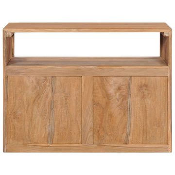 vidaXL Sideboard Sideboard 80x30x60 cm Massivholz Teak (1 St)