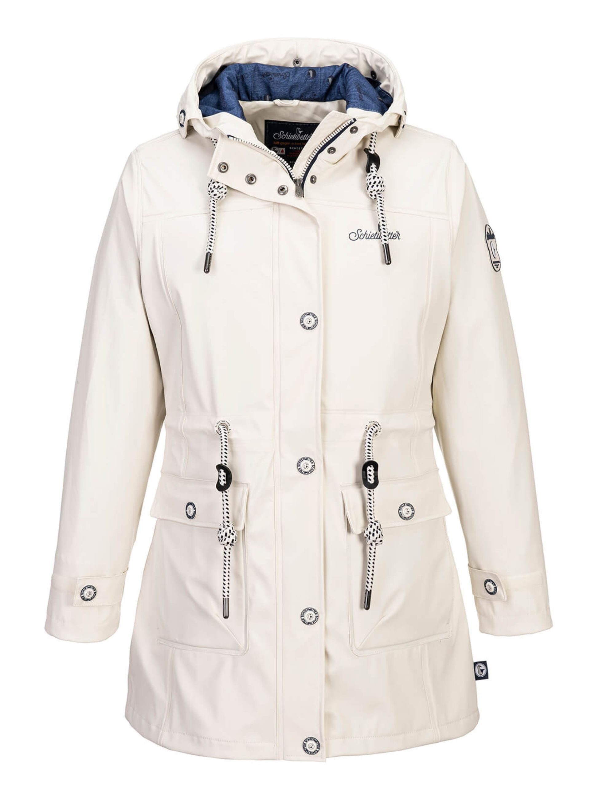 Schietwetter Regenjacke Damen Regenjacke Parka