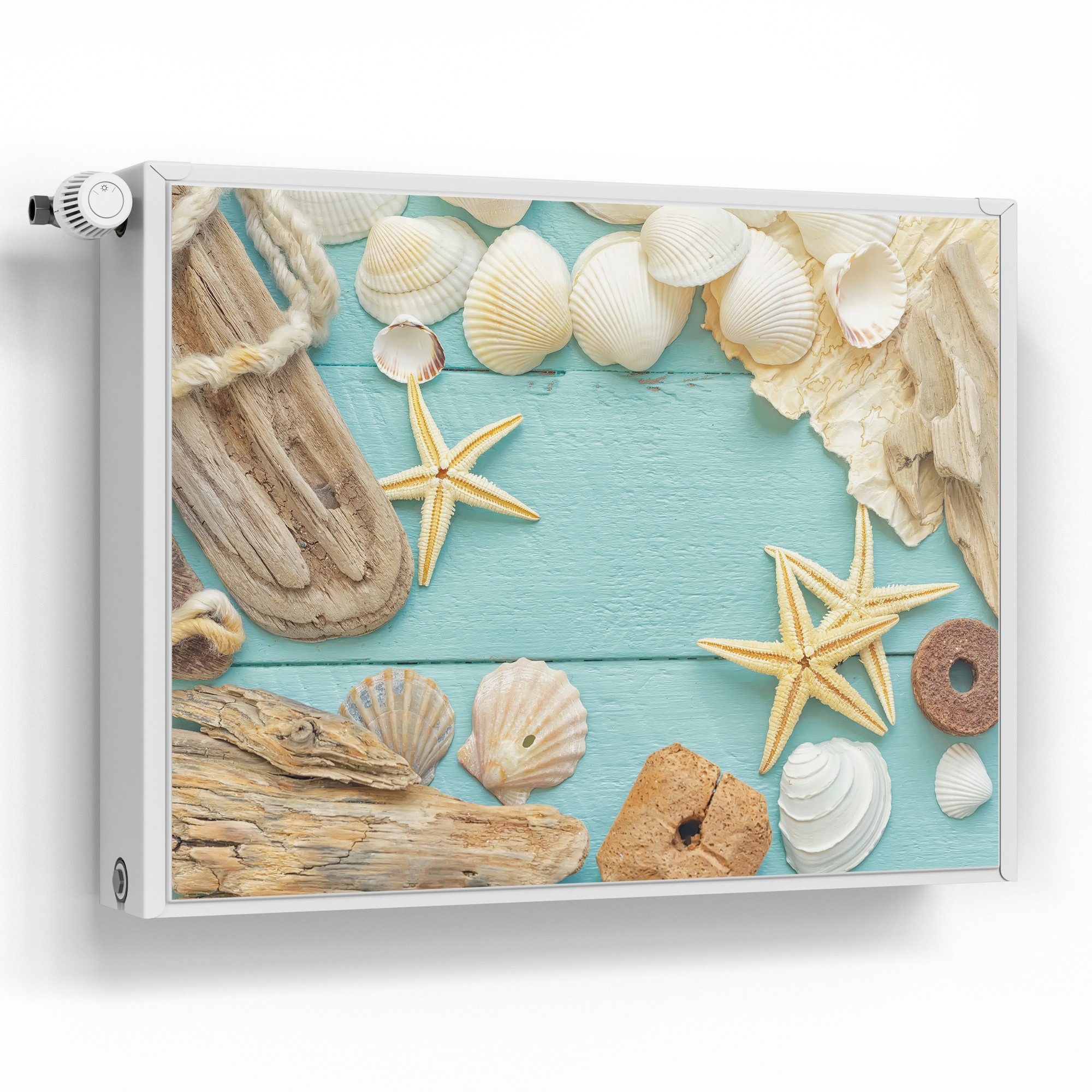 DEQORI Magnetfolie 'Meeresmärchen', beschreibbar Heizung Magnetmatte magnetisch Magnetfolie