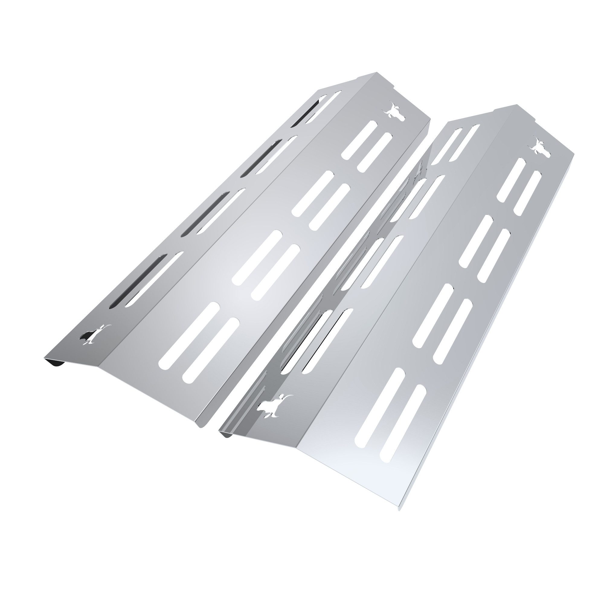 tuning-art Grillerweiterung GA47 Brennerabdeckung Set Edelstahl für Enders Colorado 3