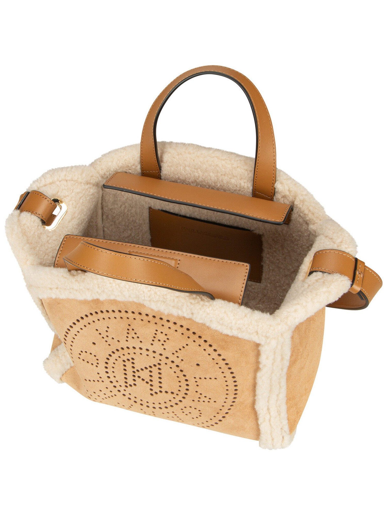 KARL LAGERFELD Rucksack K/ circle SM Tote Shearling